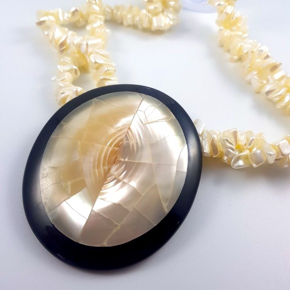 🌈 Amazing Vintage Baroque Pearl necklace - Picture 2 of 5